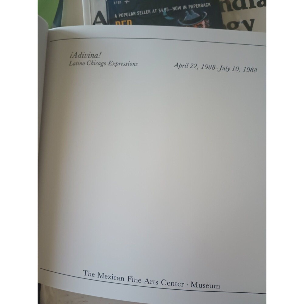 1988 Adivina! Latino Chicago Expressions Mexican Fine Arts Exhibit Catalog